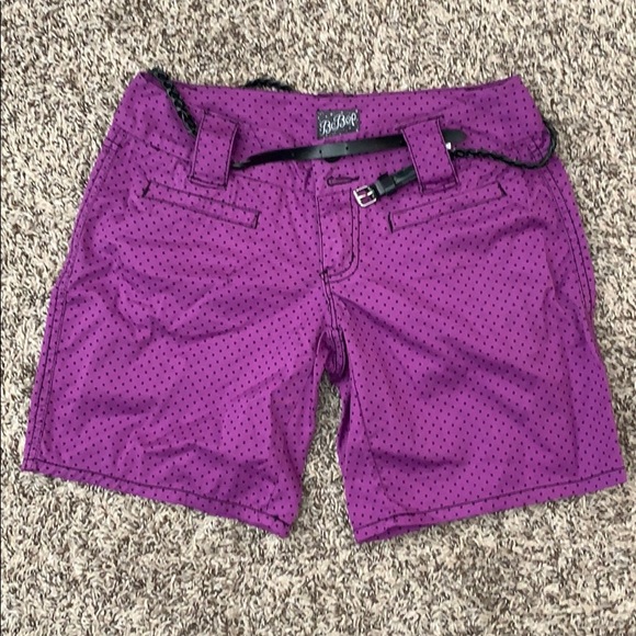 Pants - Purple Polka Dot Shorts